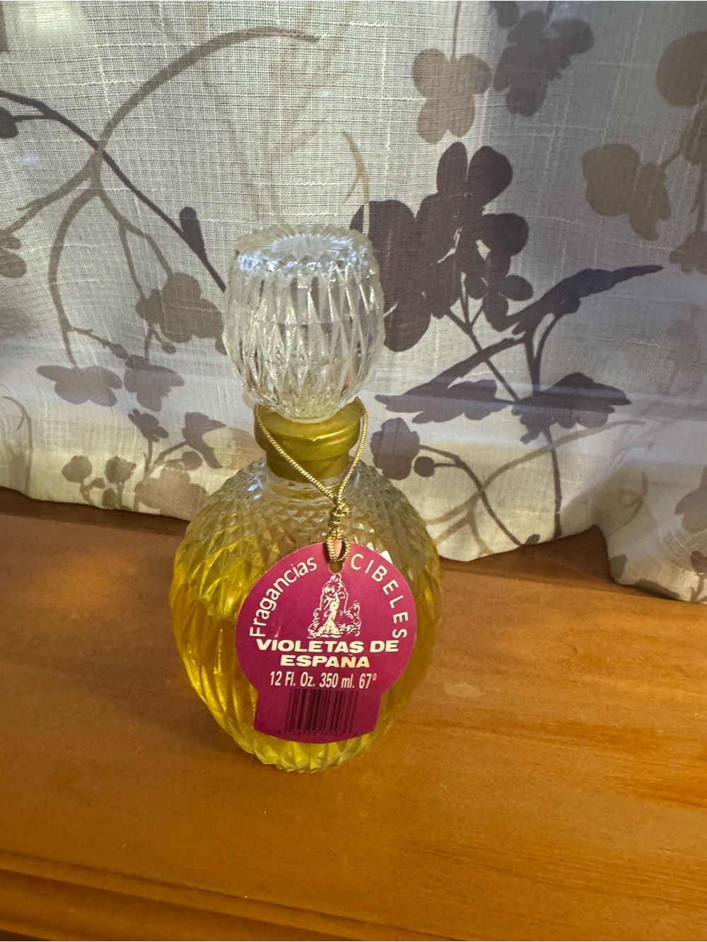 Fragancias Cibeles VIOLETAS DE ESPANA Vintage Glass Perfume Splash